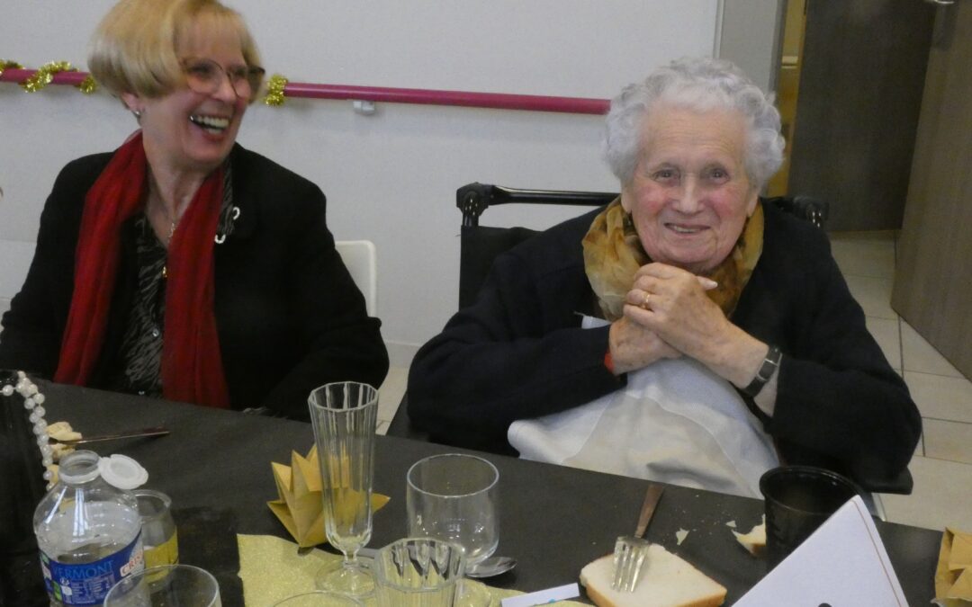 Repas de noël avec les familles