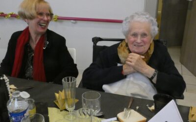 Repas de noël avec les familles